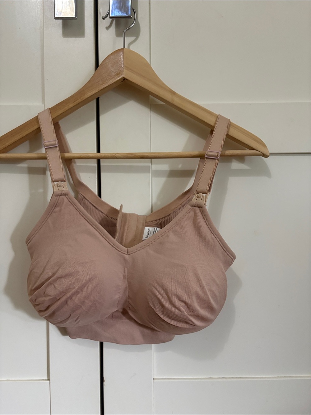 New Bravado Body Silk Nursing Bra - Beige Small Extended Cup